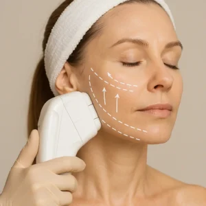 Woman having HI-FU to reduce wrinkles call LA LIPO Southend Now!
