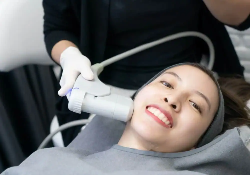 HIFU treatment Southend in progress
