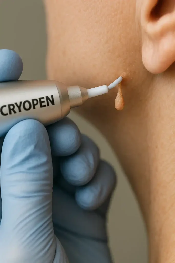 Cryopen for skin tags removal Southend speak to our team today!